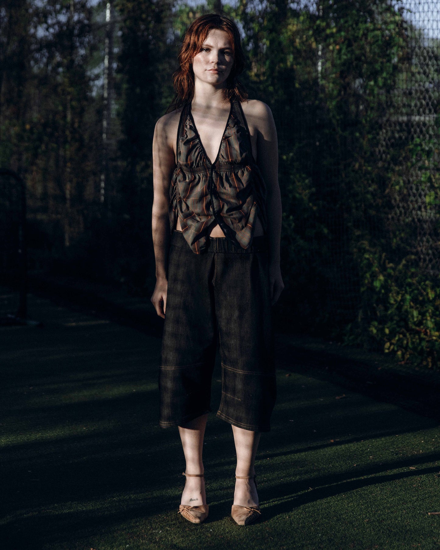 Panelled Denim Shorts (Pre-Order)