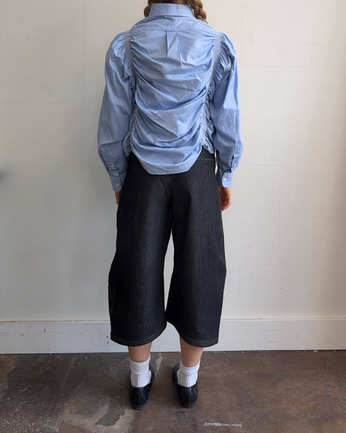 Shrunken Button Down - Oxford Blue