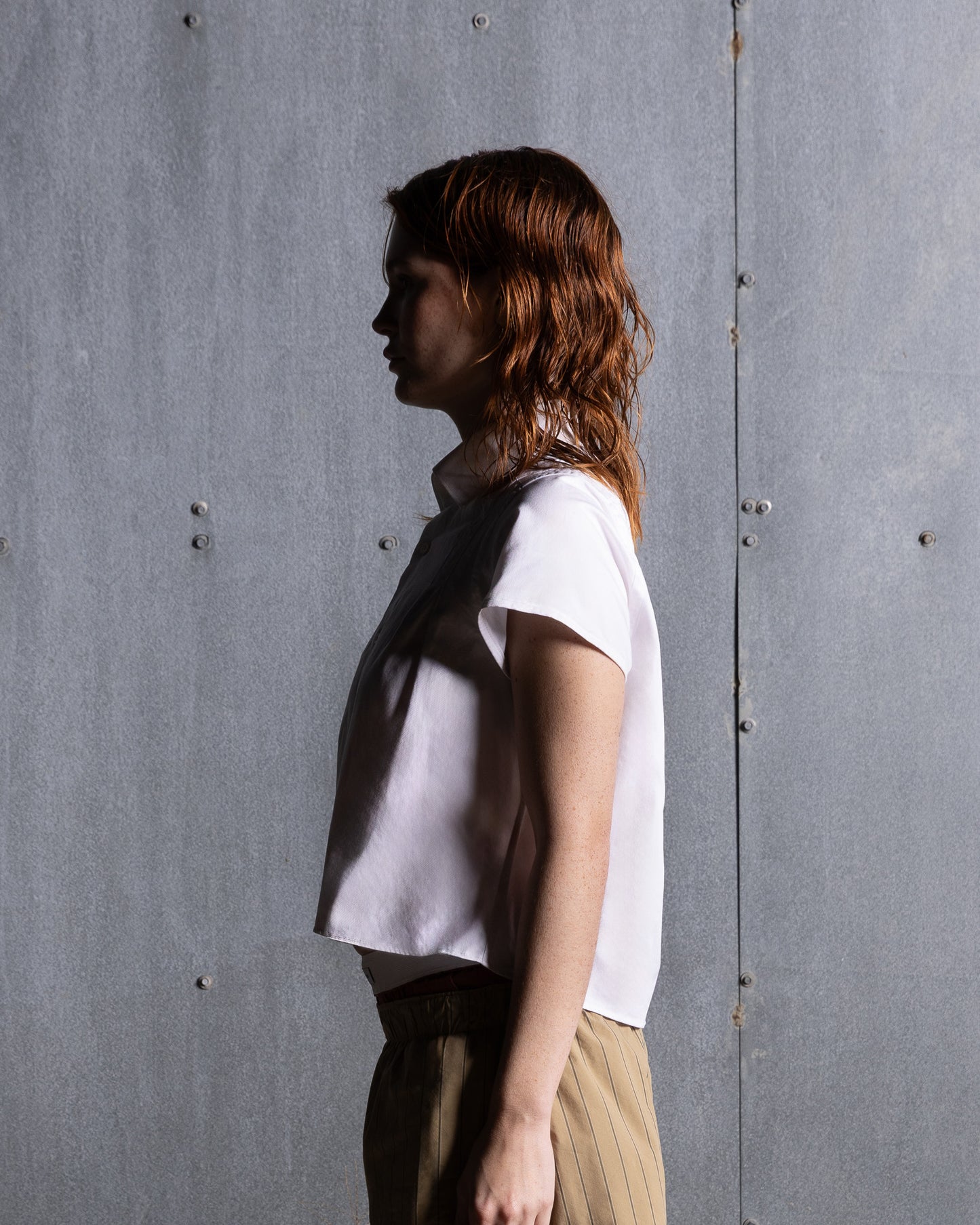 Pleated Oxford Shirt (Pre-Order)