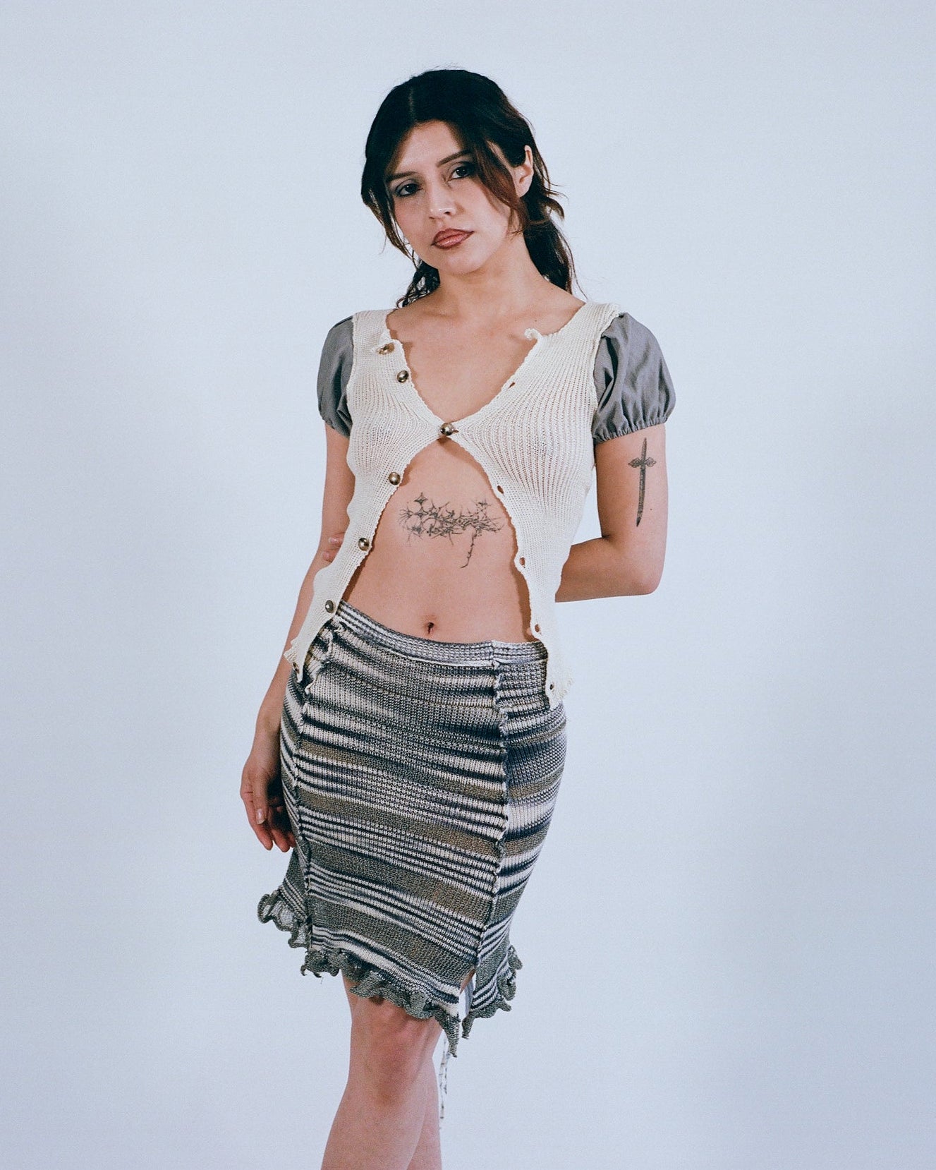 Storm Panelled Skirt