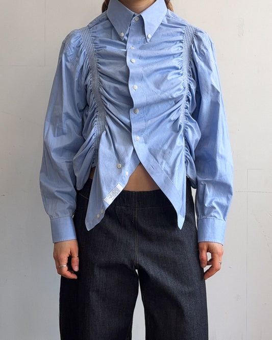 Shrunken Button Down - Oxford Blue