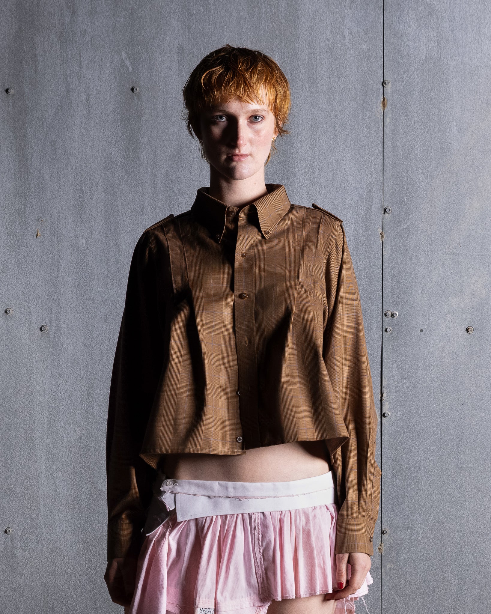 Pleated Oxford Long Sleeve – mortica studio