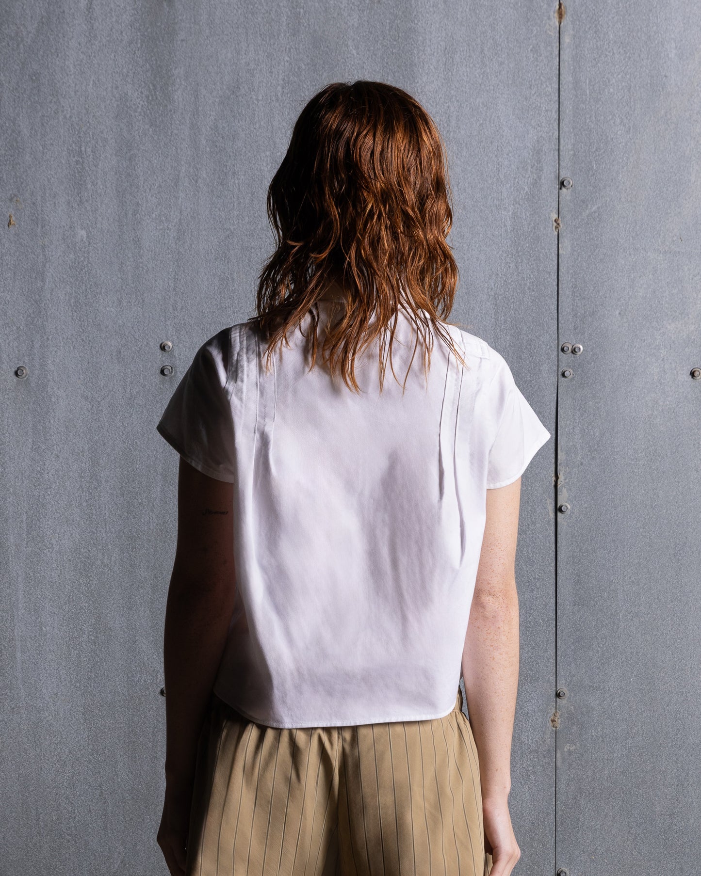 Pleated Oxford Shirt (Pre-Order)